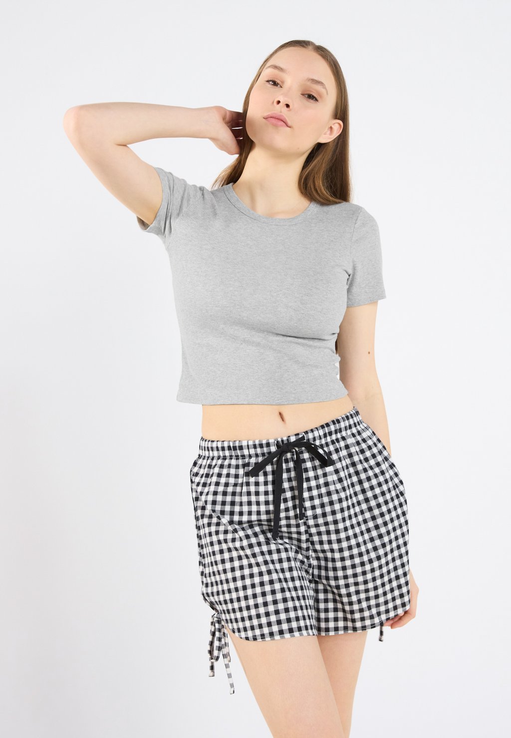 

Пижама SET Even&Odd by Zalando, пятнистый серый