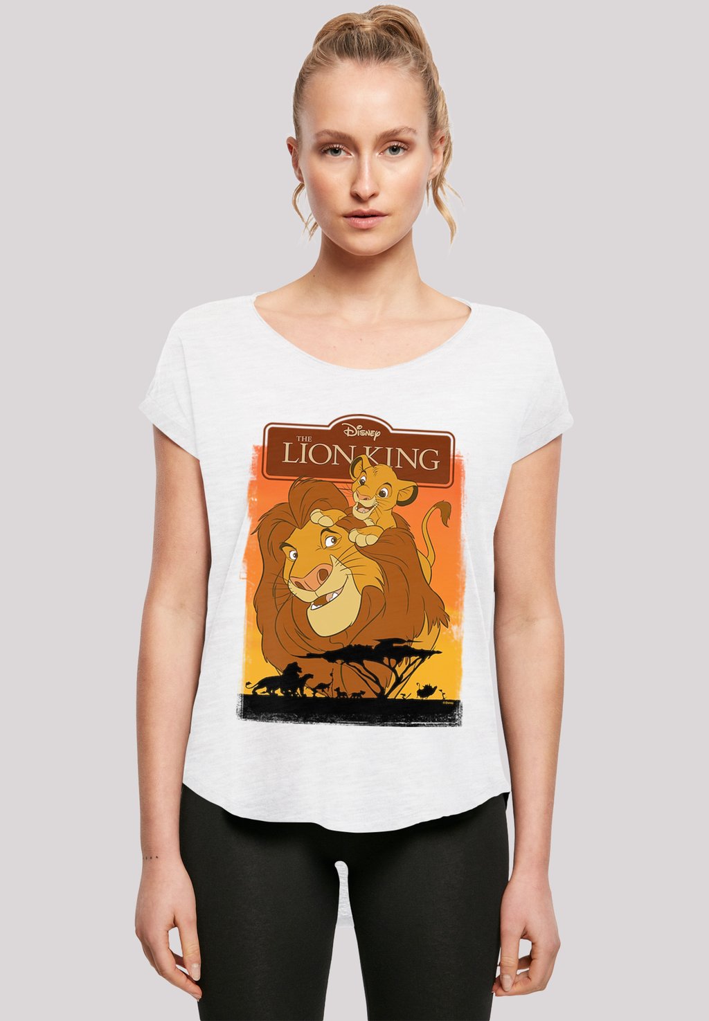 

Футболка с принтом DER KÖNIG DER LÖWEN SIMBA UND MUFASA F4NT4STIC, белый