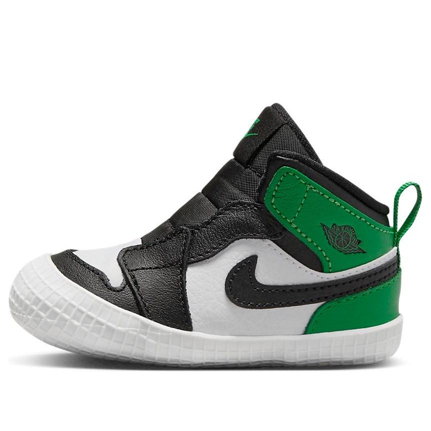 

Кроссовки (TD) Air Jordan 1 Mid 'Black Lucky Green', белый