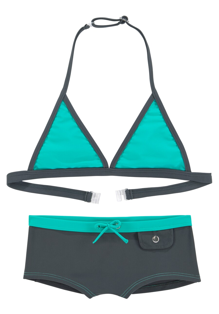 

Треугольное бикини BUFFALO, цвет Turquoise/Grey