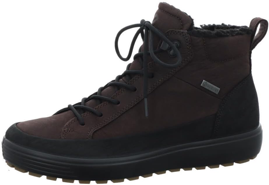 Мужские туфли ECCO Soft 7 Tred, черный/мокко — фото 2