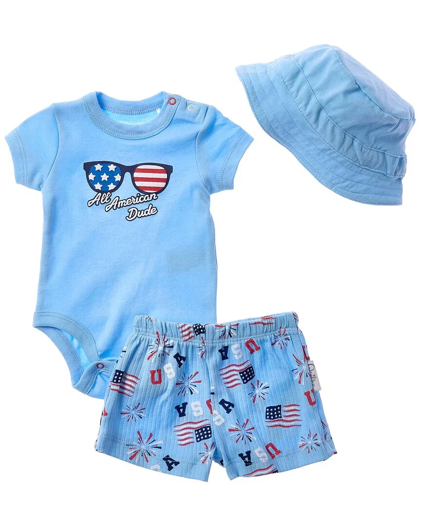 Комплект из двух шорт Quiltex All American Dude, синий — фото 2