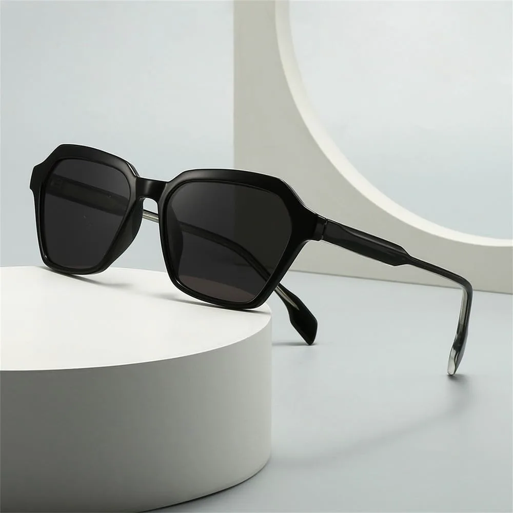 

Ретро солнцезащитные очки для женщин, модные градиентные очки с защитой от УФ-излучения UV400, модные панк-солнцезащитные очки для мужчин KTUCN, C1 Black Black