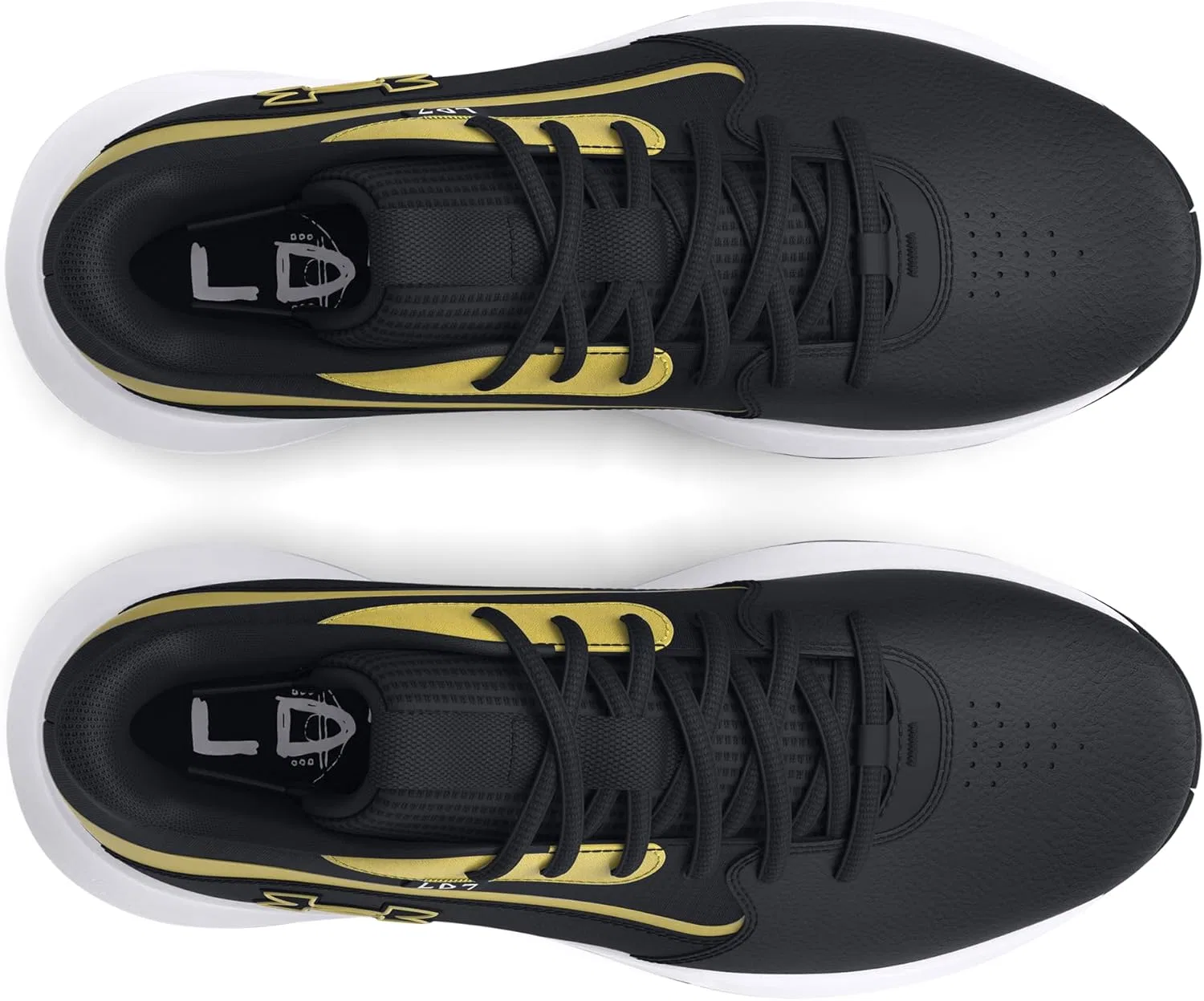 Баскетбольные кроссовки Under Armour Unisex UA Lockdown 7, Black — фото 2