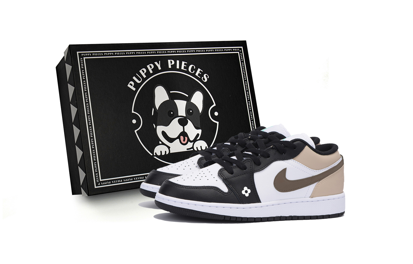 

Баскетбольные кроссовки Air 1 LOW Top для детей и подростков Jordan, белый
