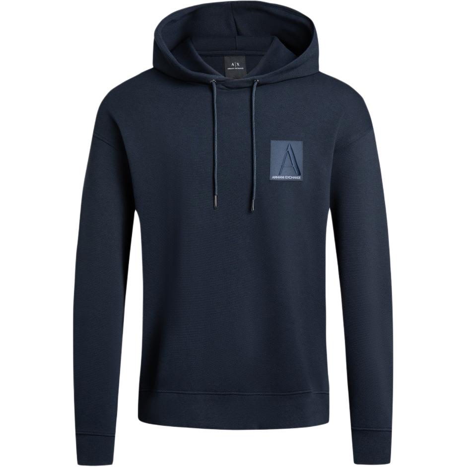 

Толстовка с логотипом ARMANI EXCHANGE, темно-синий