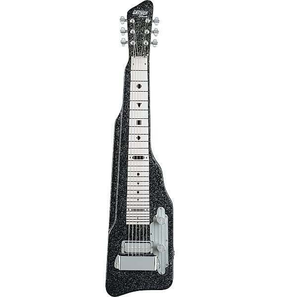 

Электрогитара Gretsch G5715 Electromatic Lap Steel, White Plastic Fingerboard, Black Sparkle