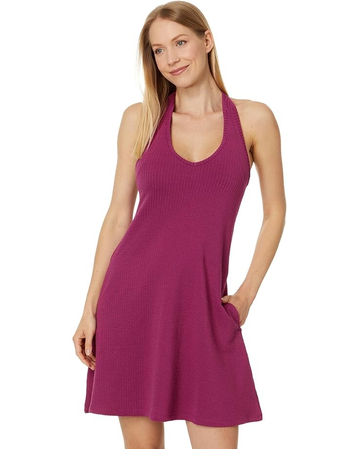 

Платье Toad&Co Plumeria Halter Sleeveless, цвет Boysenberry Texture