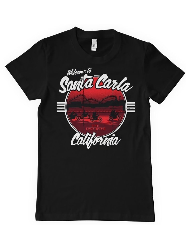 

Lost Boys Футболка "Welcome To Santa Clarita Big Tall T-Shirt" черного цвета, Черный, Lost Boys Футболка "Welcome To Santa Clarita Big Tall T-Shirt" черного цвета