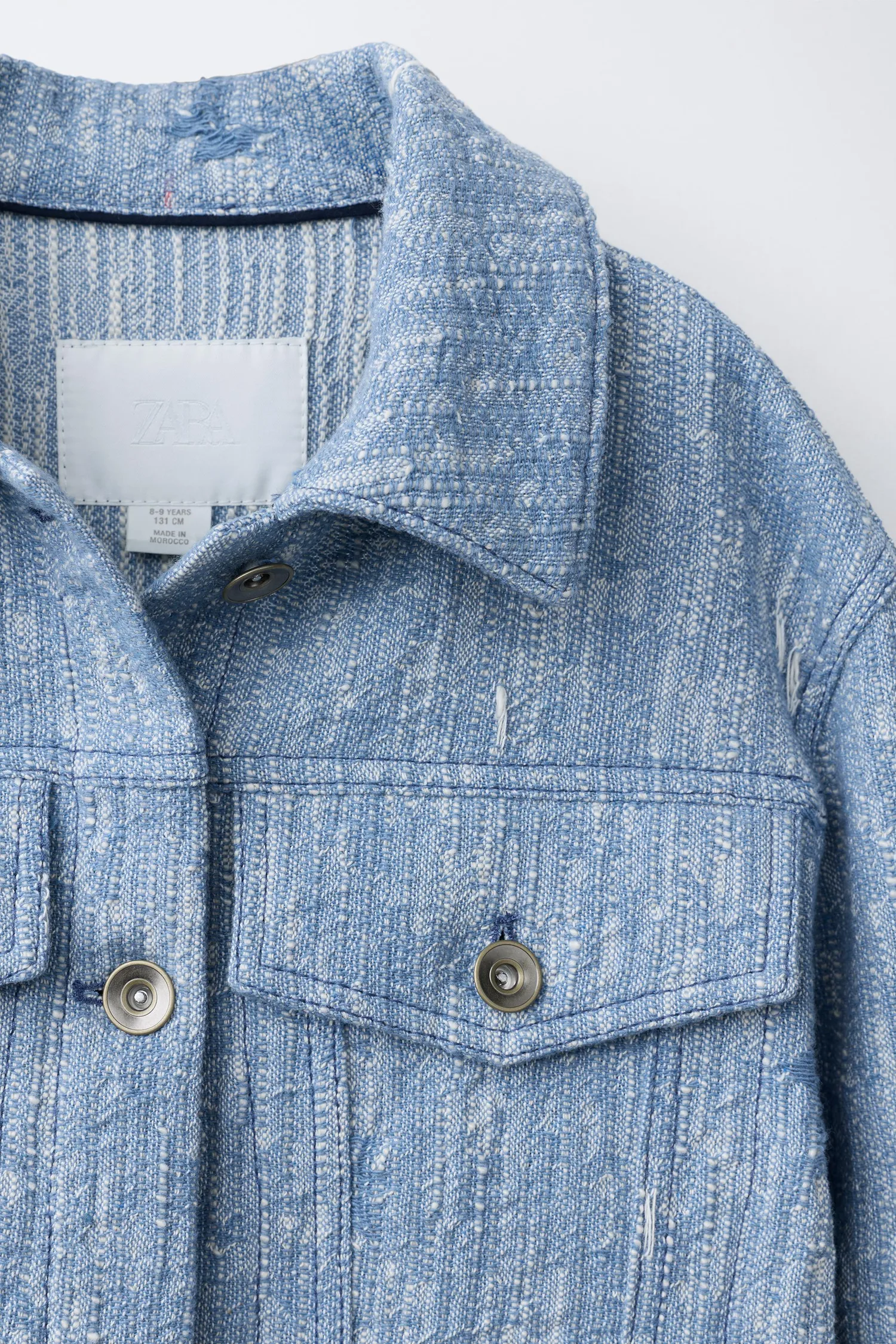 Zara Текстурированная куртка дальнобойщика — фото 3