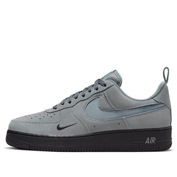 

Кроссовки air force 1 низкие Nike, серый