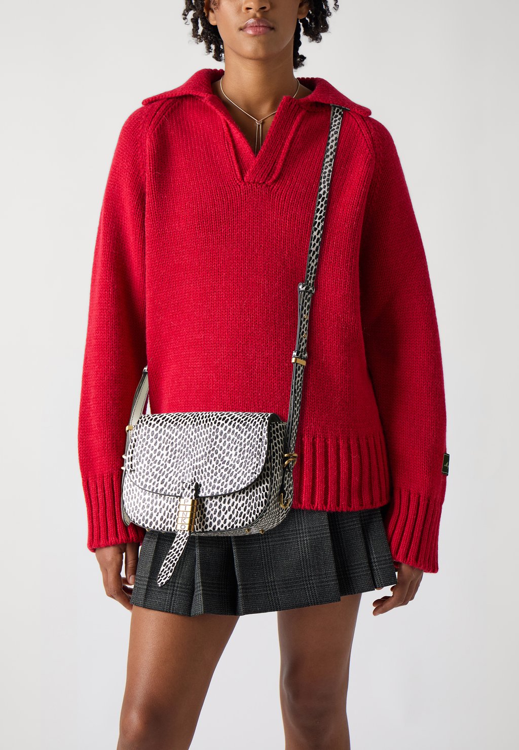 

Сумка через плечо SADDLE MINI Pinko, черный