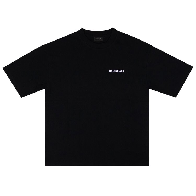 

Футболка Balenciaga Logo 'Black', черный