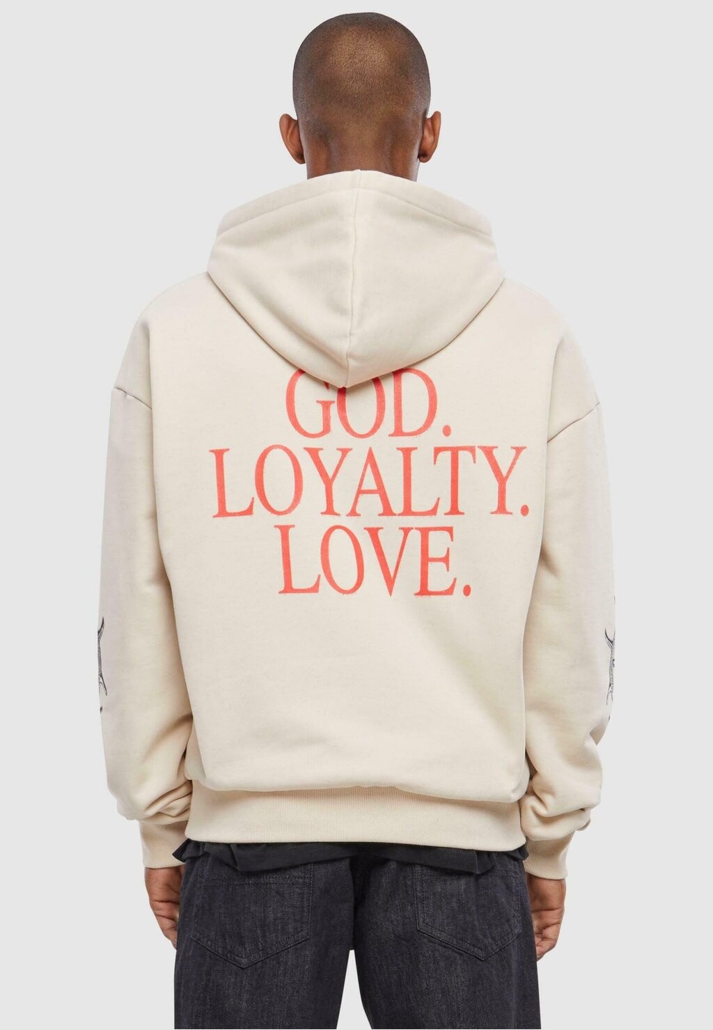 

Толстовка God Loyalty Love Ultraheavy Upscale by Mister Tee, цвет sand