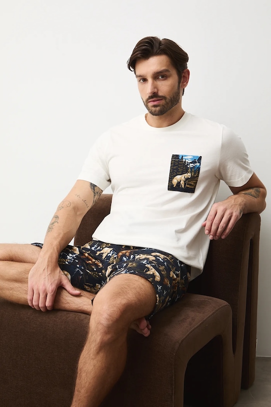 

Хлопковая пижама Medicine, бежевый