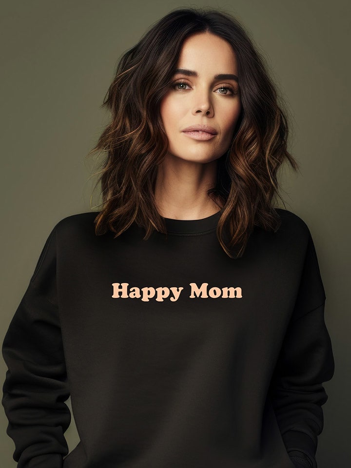 

Толстовка WOOOP Sweatshirt Happy Mom, черный