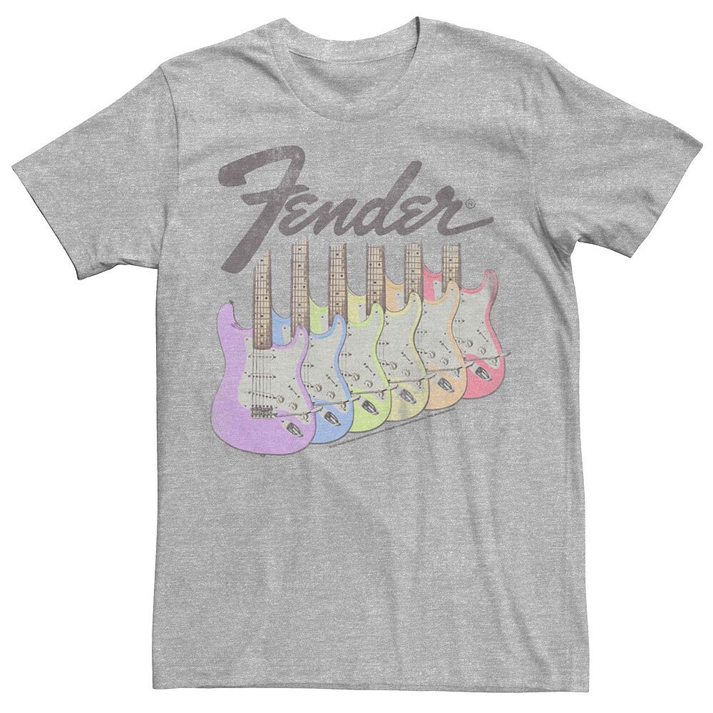 

Детская красочная футболка Fender с рисунком бойфренда для электрогитары Licensed Character, цвет Athletic Heather