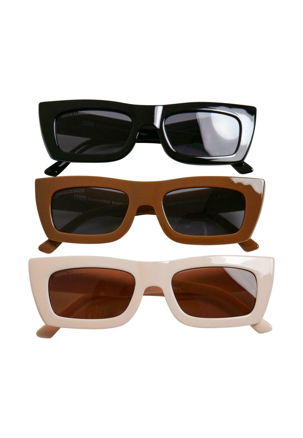 

Солнцезащитные очки UNISEX SANREMO 3-PACK Urban Classics, черный