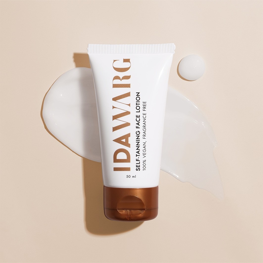 Крем для автозагара self-tanning face lotion Ida Warg Beauty, объем 50 мл. — фото 2