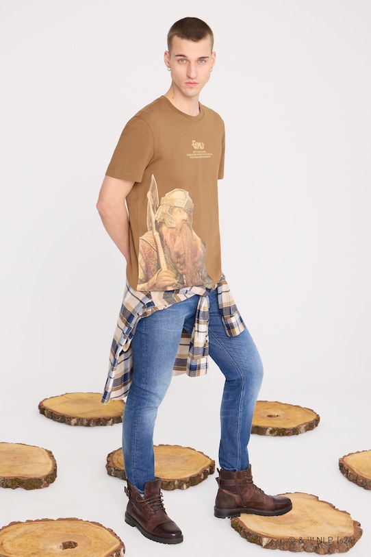 

Хлопковая футболка Medicine, коричневый