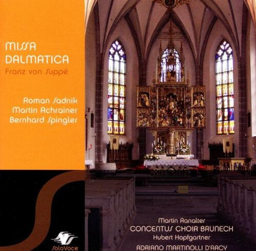 

CD диск Suppe / Sadnik / Achrainer / Spingler / Renalter: Missa Dalmatica