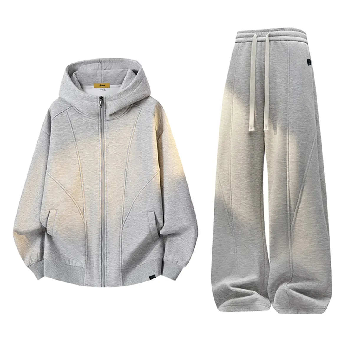 

Свитшот-сет Leisure Collection Unisex Jeep, серый