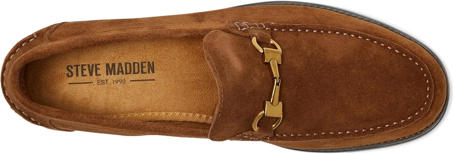 Мужские лоферы Steve Madden Alfio, коричневый — фото 2