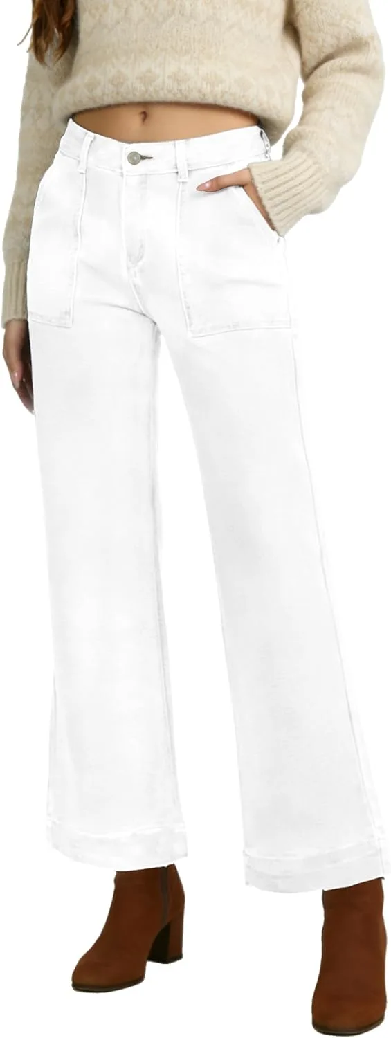 

Женские джинсы Metietila Mid Waisted Cropped Wide Leg