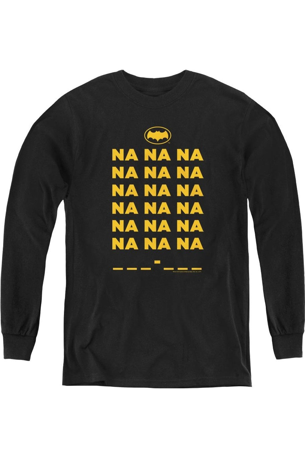 

Футболка с длинным рукавом "Бэтмен Классик ТВ" На-На-На Gildan, черный