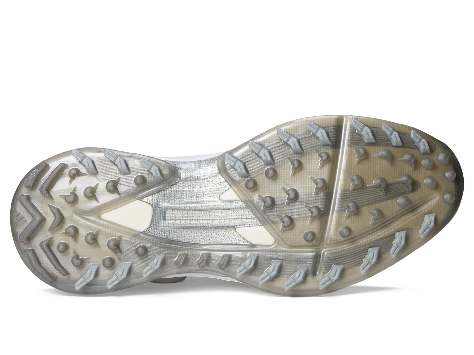 Туфли adidas Golf Adizero ZG BOA Spikeless Golf Shoes, цвет Footwear White/Silver Metallic/Light Solid Grey — фото 3