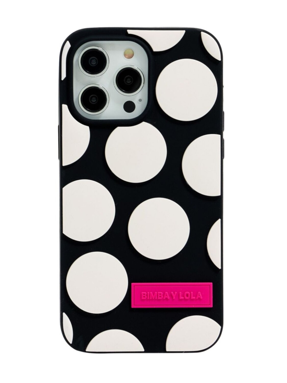 

Bimba y Lola чехол для iPhone 15 Pro Max в горошек, черный