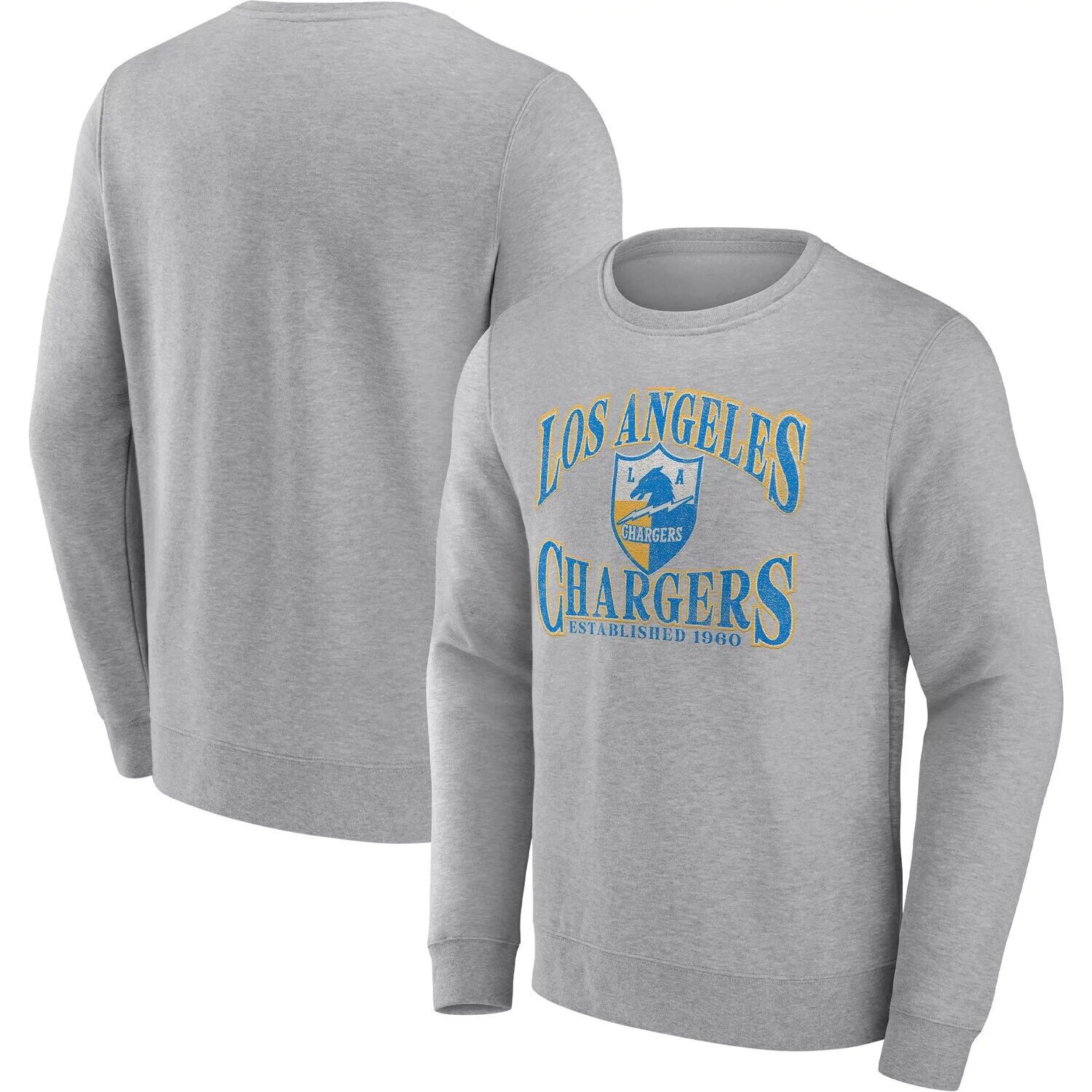 

Мужской пуловер с фирменным рисунком Los Angeles Chargers Playability Fanatics