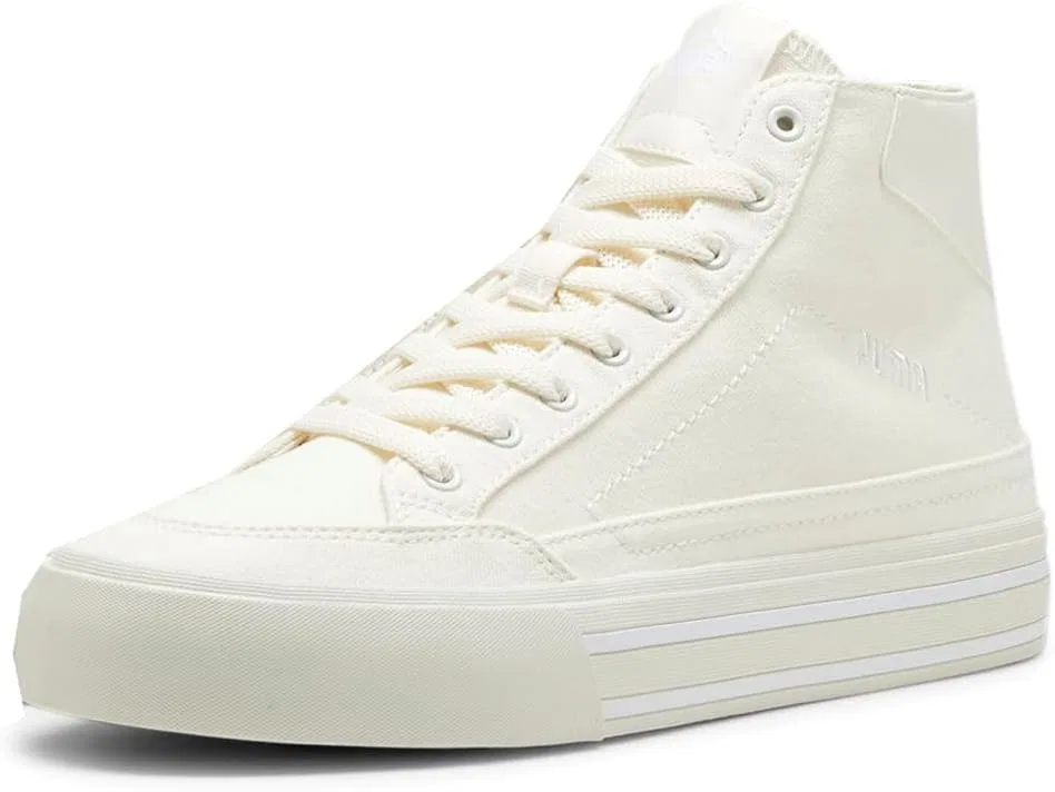 Мужские кроссовки PUMA Court Classic Vulc Mid, теплый белый, размер 11 (Великобритания) — фото 2