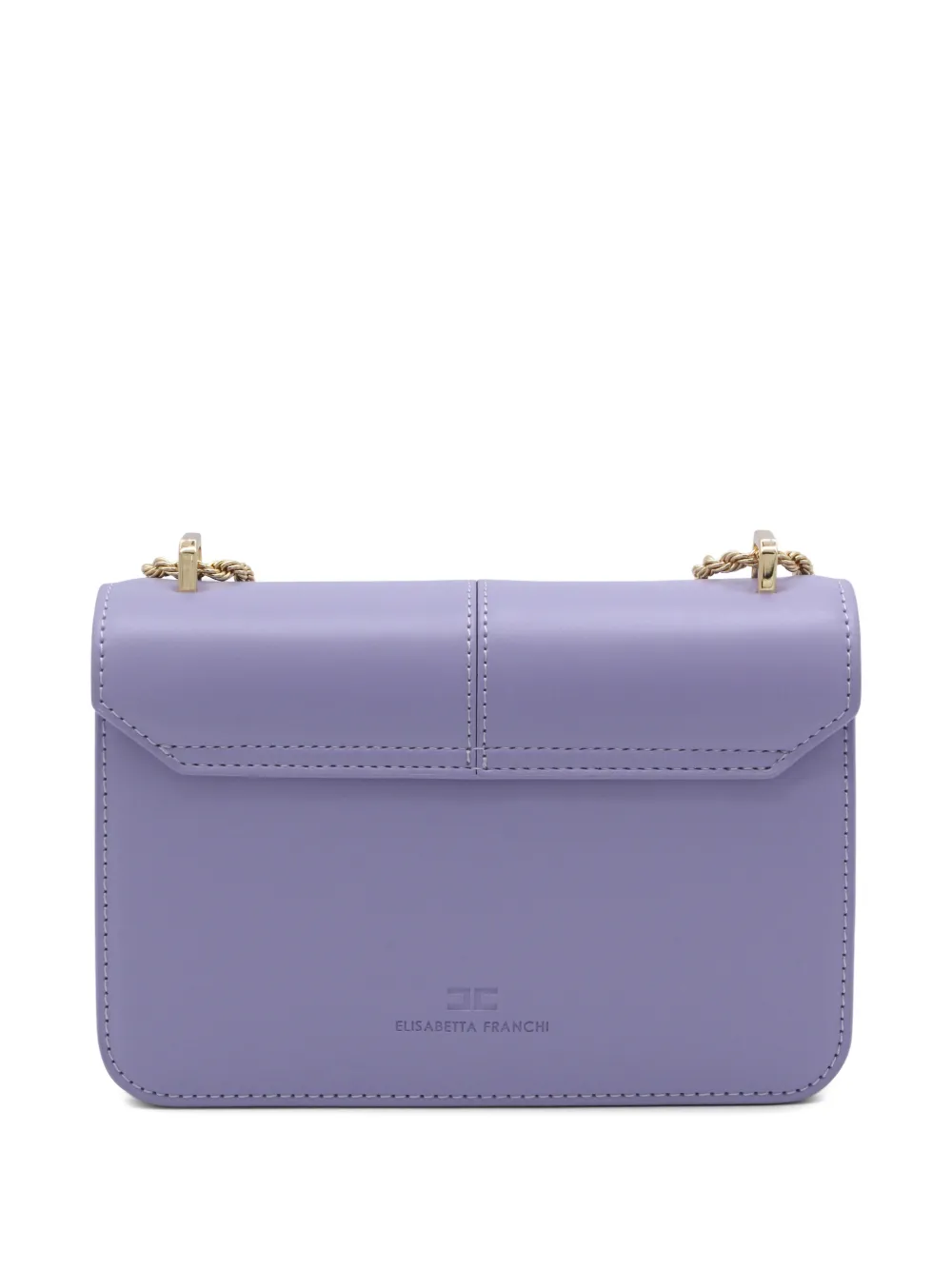

Сумка на плечо с логотипом Elisabetta Franchi, фиолетовый