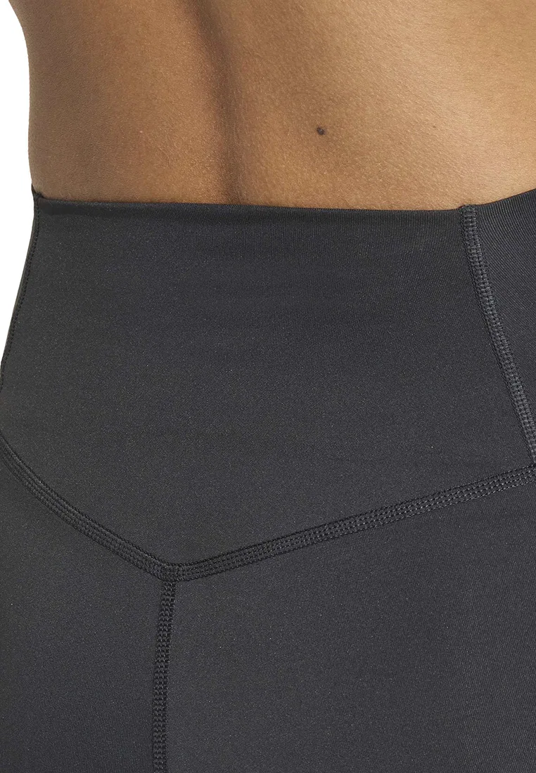Леггинсы для тренировок, короткие, Optime Essentials Adidas, черный — фото 3