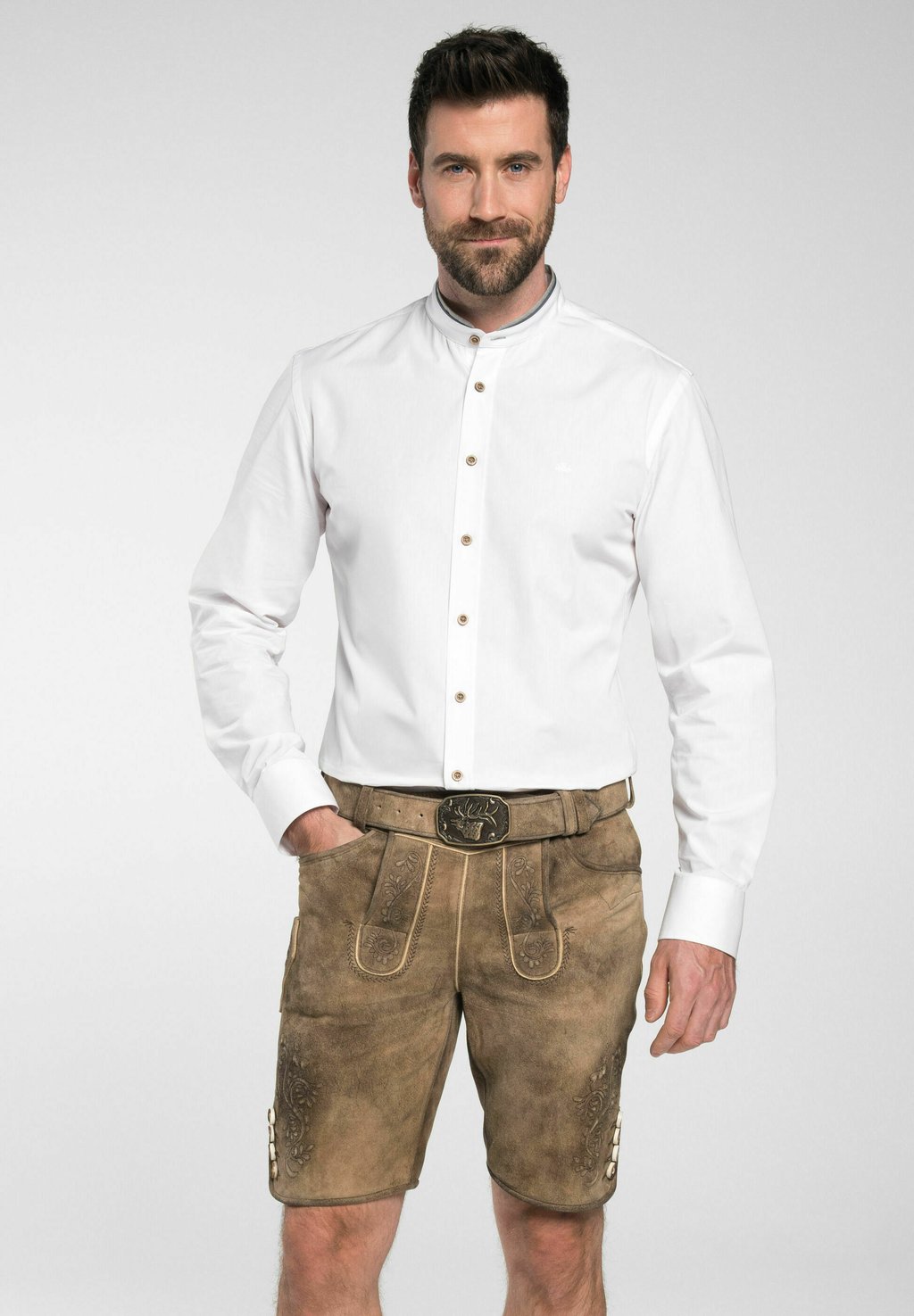 

Шорты EVEREST - Leather trousers Spieth & Wensky, светло-коричневый