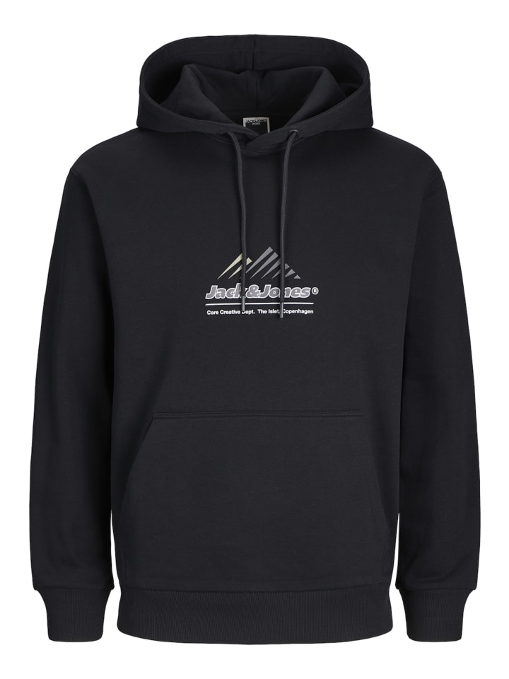 

Толстовка Jack & Jones Hoodie 'LIMA LOGO', черный