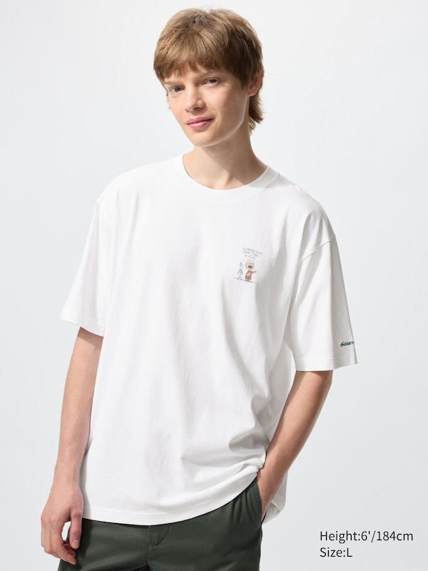 Футболка UT с графикой Peanuts Uniqlo, 00 white — фото 2