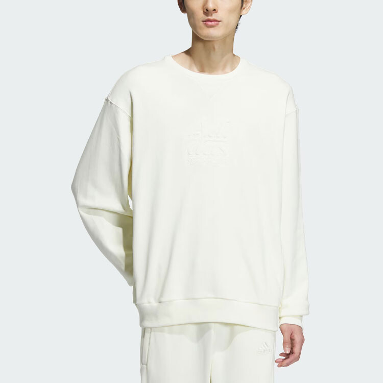 Толстовка мужская Off-white Adidas, кремовый — фото 2