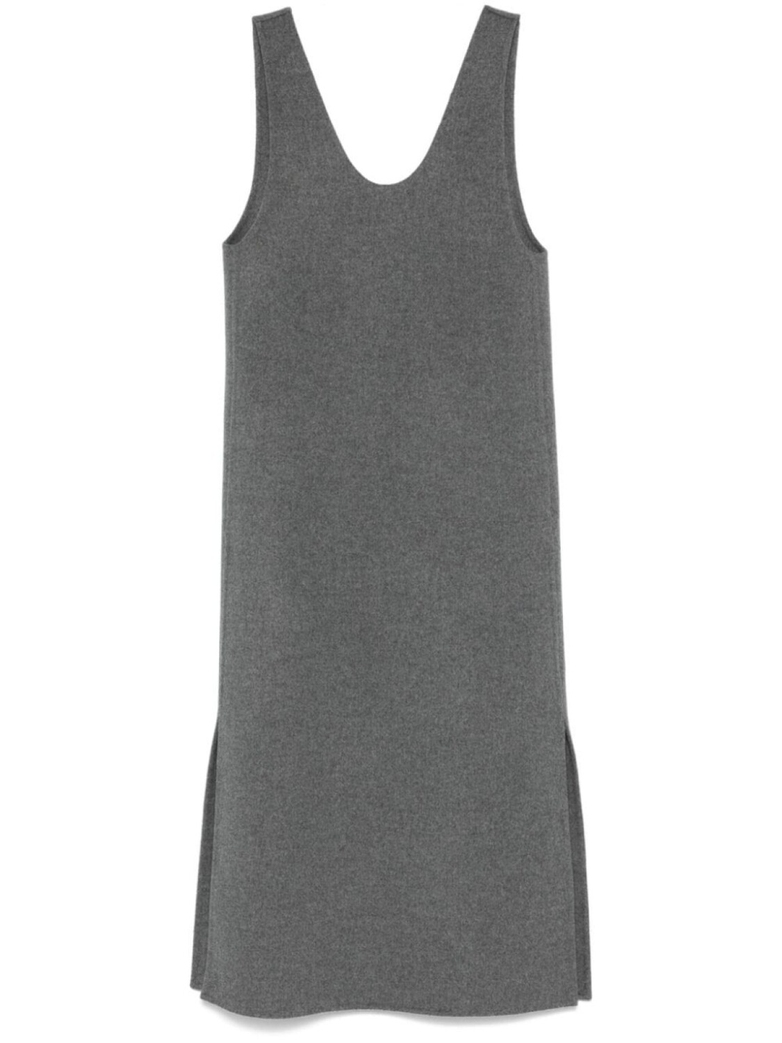 

Carven шерстяное платье макси, серый
