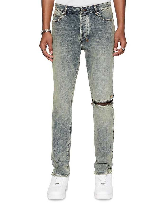 

Джинсы Chitch Stage Dive Caged Slim Fit из денима Ksubi, синий