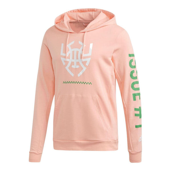 

Толстовка Men's adidas Donovan Mitchell Alphabet Pattern Printing Basketball Sports Bright Pink, мультиколор