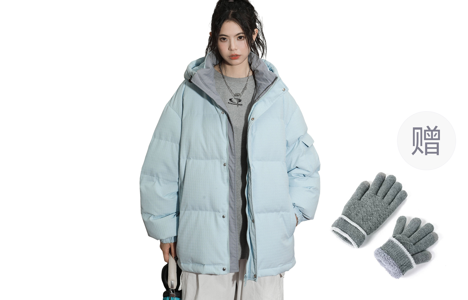 

WARRIOR Пуховик Unisex из коллекции Huichao Riding The Wind, Blue