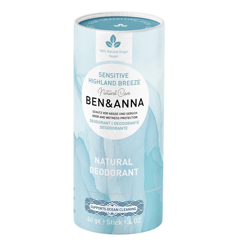 

Ben&Anna,Natural Deodorant натуральный дезодорант без соды Sensitive Highland Breeze 40г