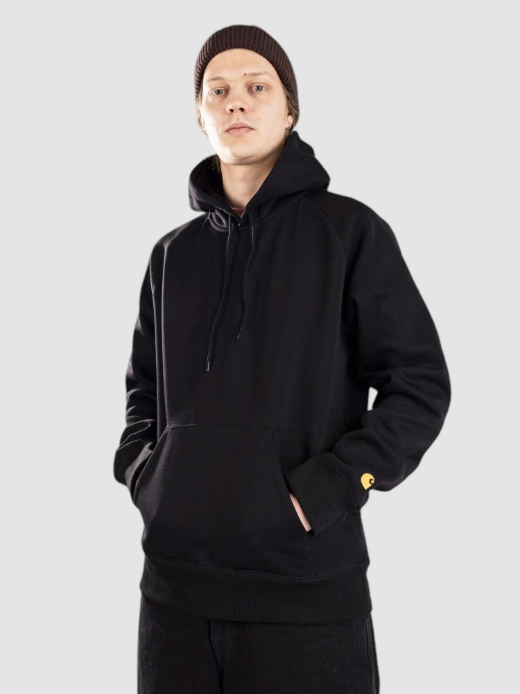 

Худи Carhartt WIP Chase Hoodie, black/gold