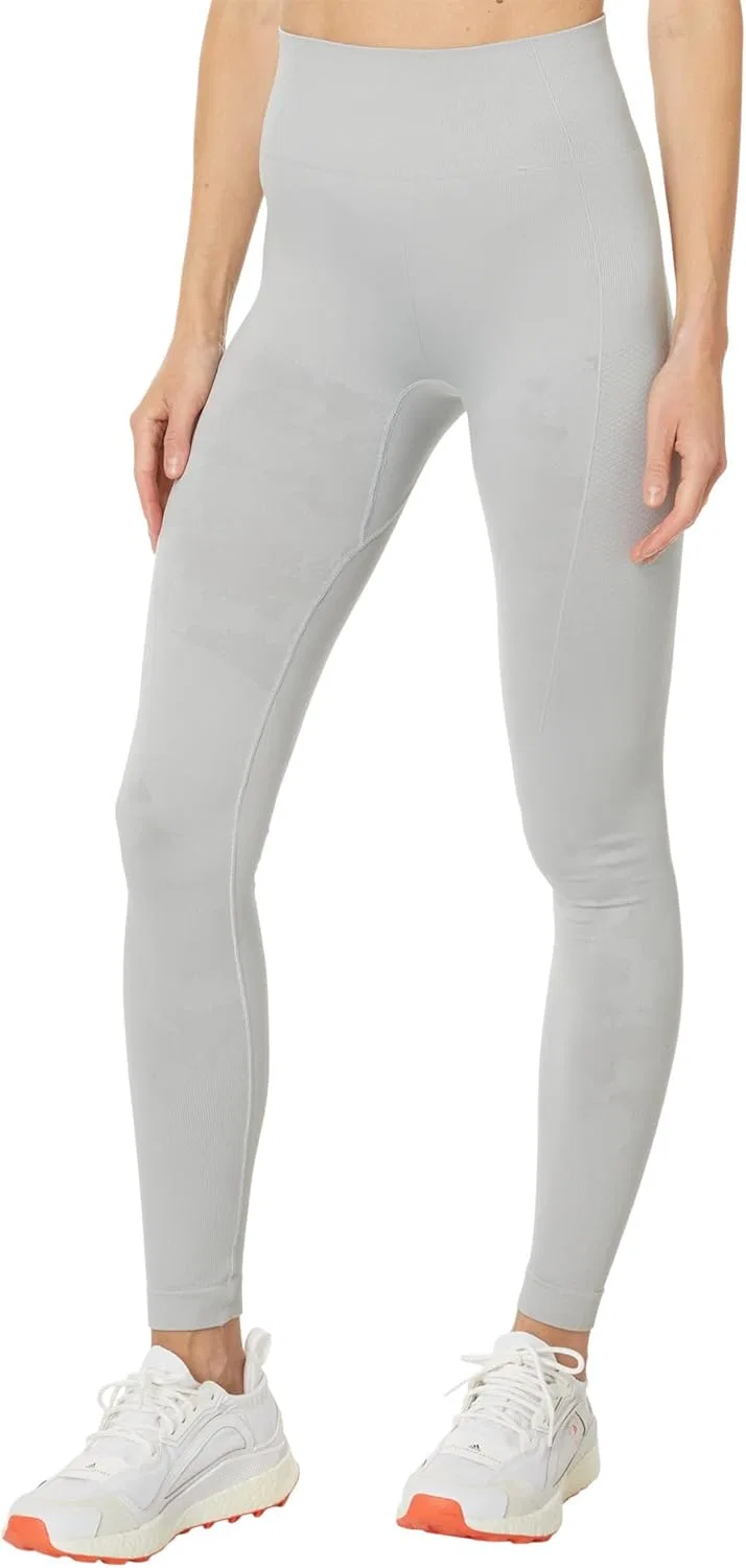 Леггинсы для йоги TrueStrength Seamless, adidas by Stella McCartney, серый