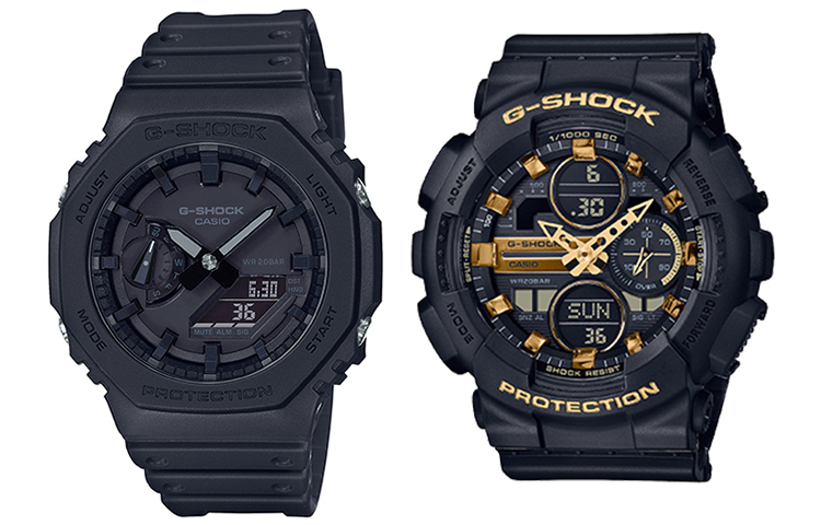 

CASIO Часы Unisex Pair Table Series Black Watch, Black Dial+Black Dial (Matching Watch)