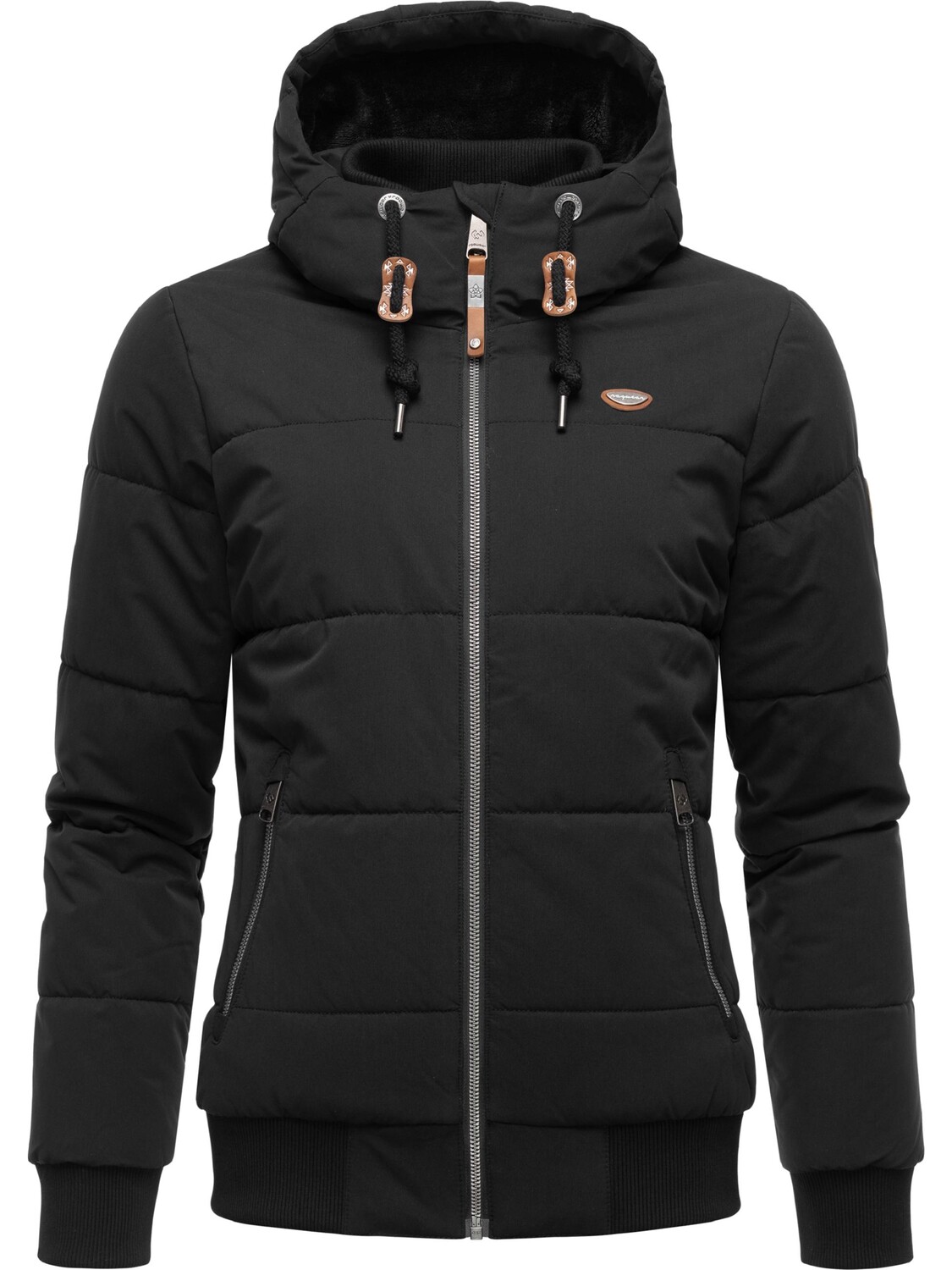 

Пуховик ragwear Nuggys Solid, черный