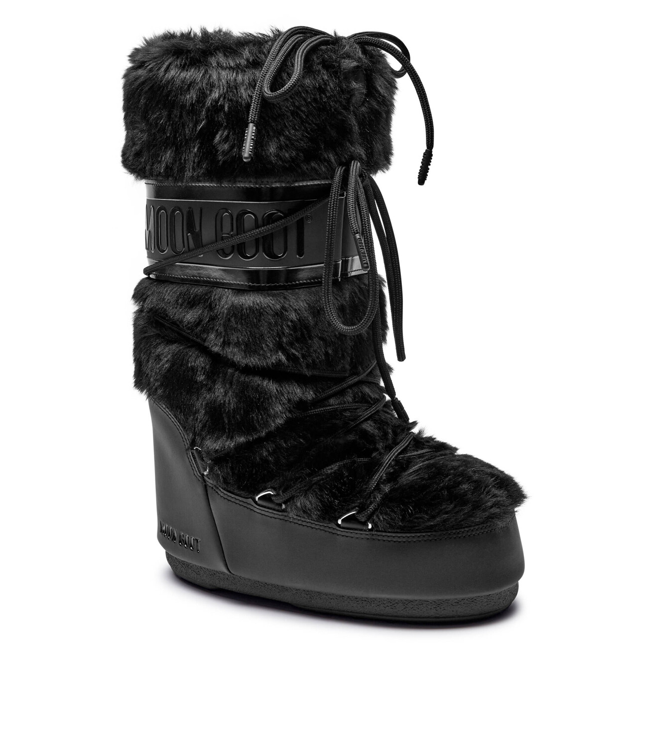 

Зимние сапоги Moon Boot ICON FAUX FUR, черный