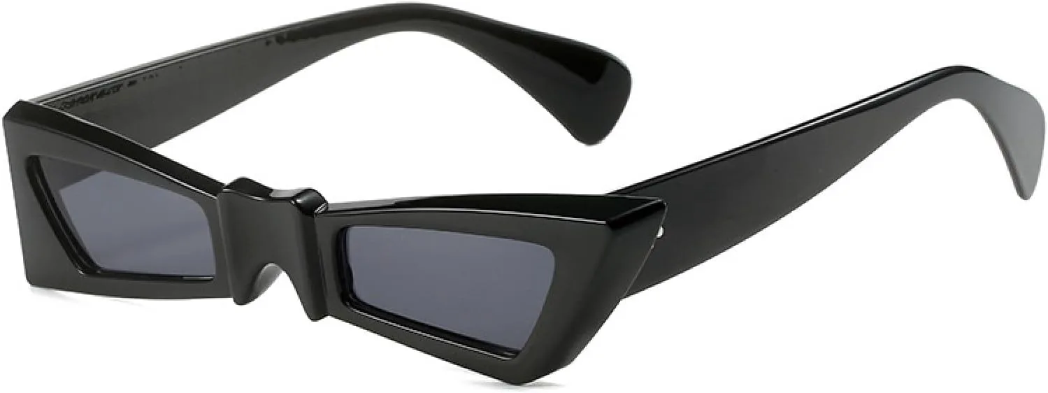 

Солнцезащитные очки «кошачий глаз» для женщин и мужчин, винтажные, неправильной формы, забавные, для вечеринок, с защитой от УФ-излучения UV400 TVTBBVV, C5